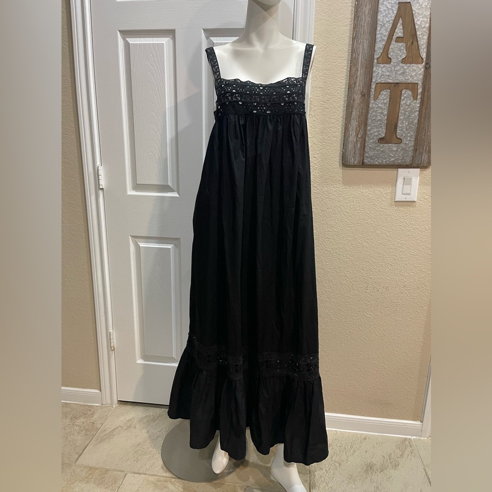 J. Crew Black Maxi Dress with Elegant Silhouette - Picture 2 of 11